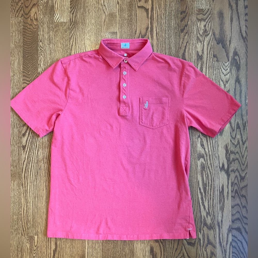 Johnnie O | Hangin’ Out Polo | Coral/Red | Medium | Great Condition